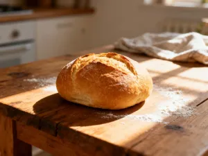 Talerz z gotowanym białym ryżem i rybą na parze, stanowiący przykład lekkostrawnego posiłku w diecie ubogoresztkowej.